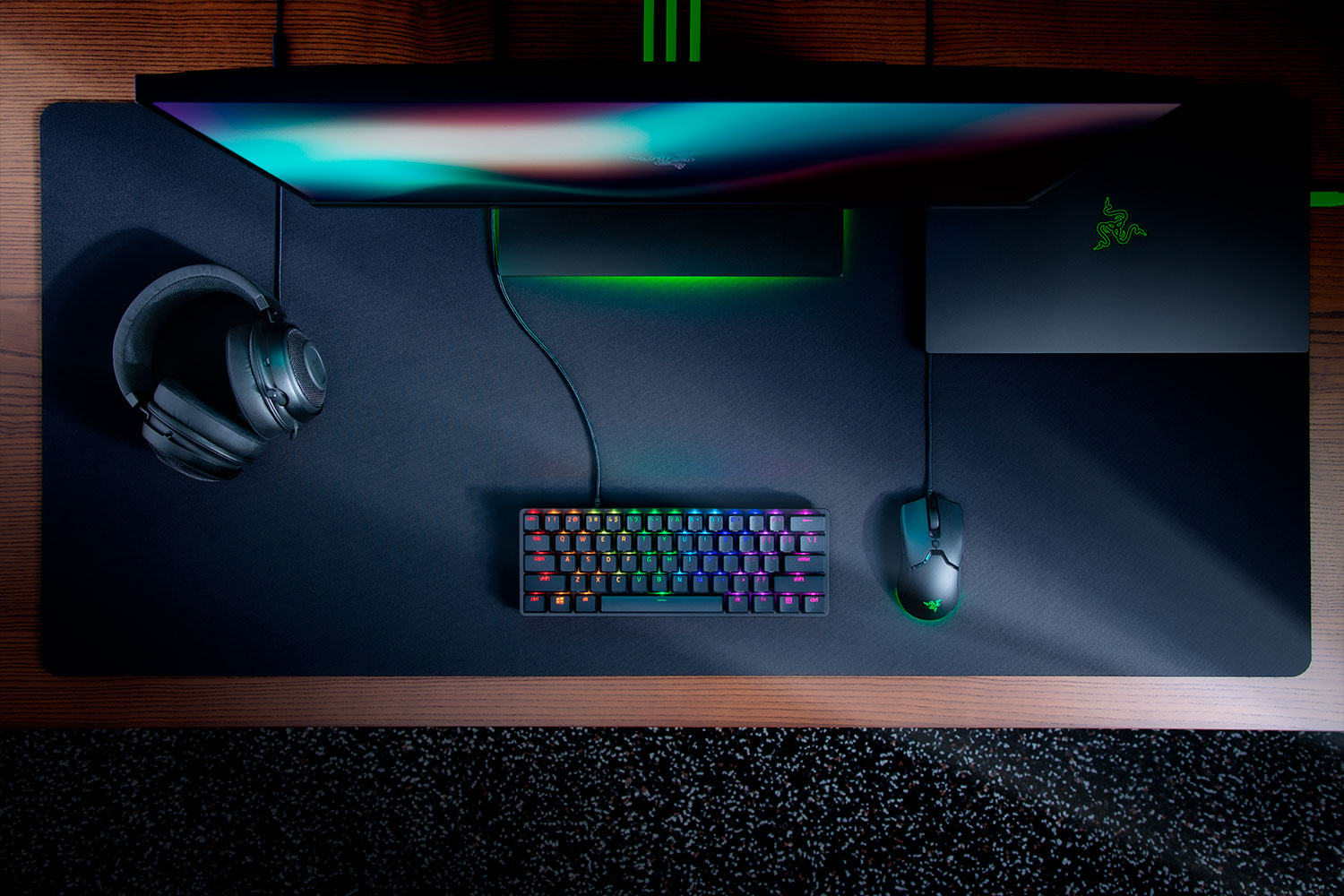 Купить Razer Huntsman Mini Purple Clicky Optical Switch черный
