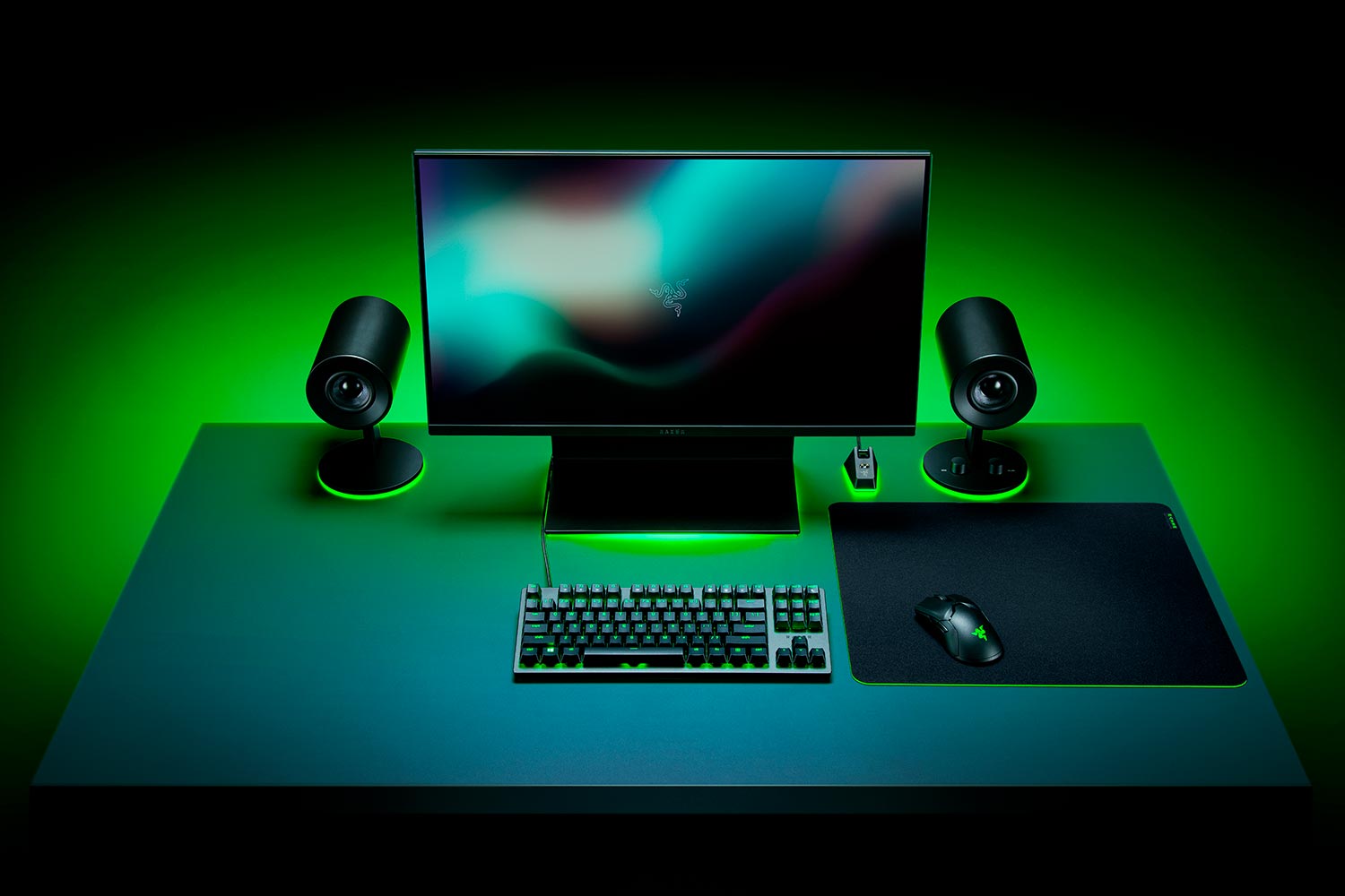 Большой мягкий тканевый коврик Razer для мыши
