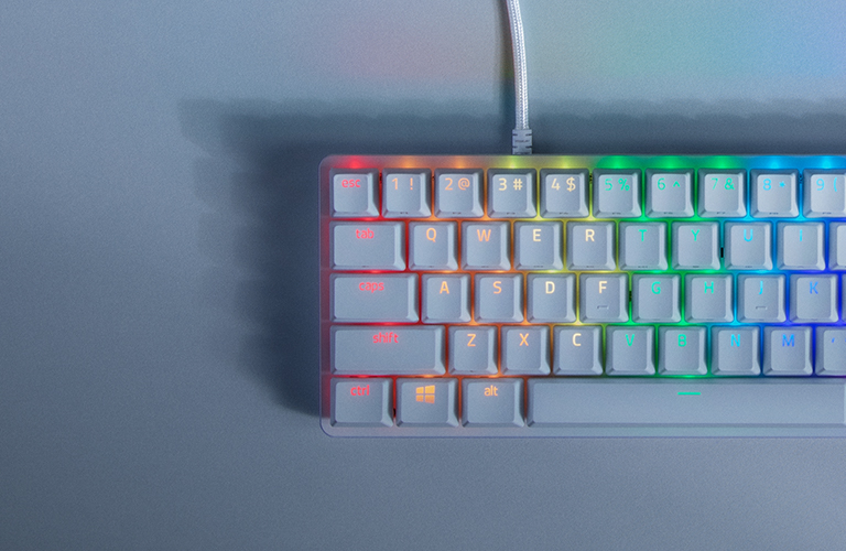 Купить Razer Huntsman Mini Purple Clicky Optical Switch черный