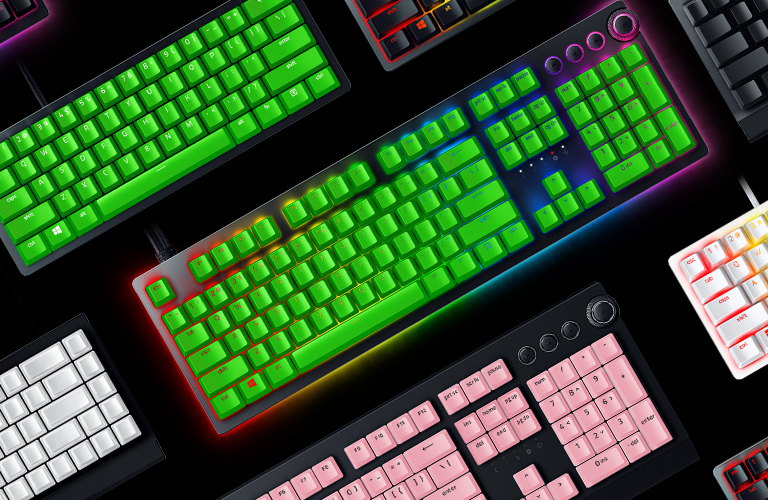 Razer PBT Keycap + Coiled Cable Upgrade Set - Купить аксессуары