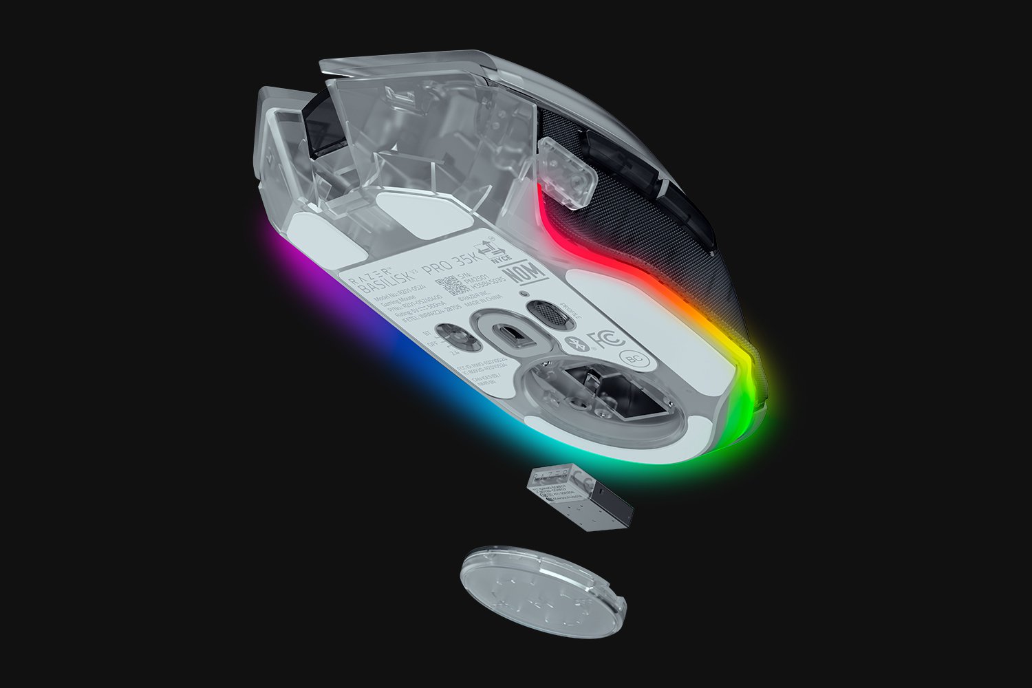 Купить Razer Basilisk V3 Pro 35K белый Phantom Edition [RZ01