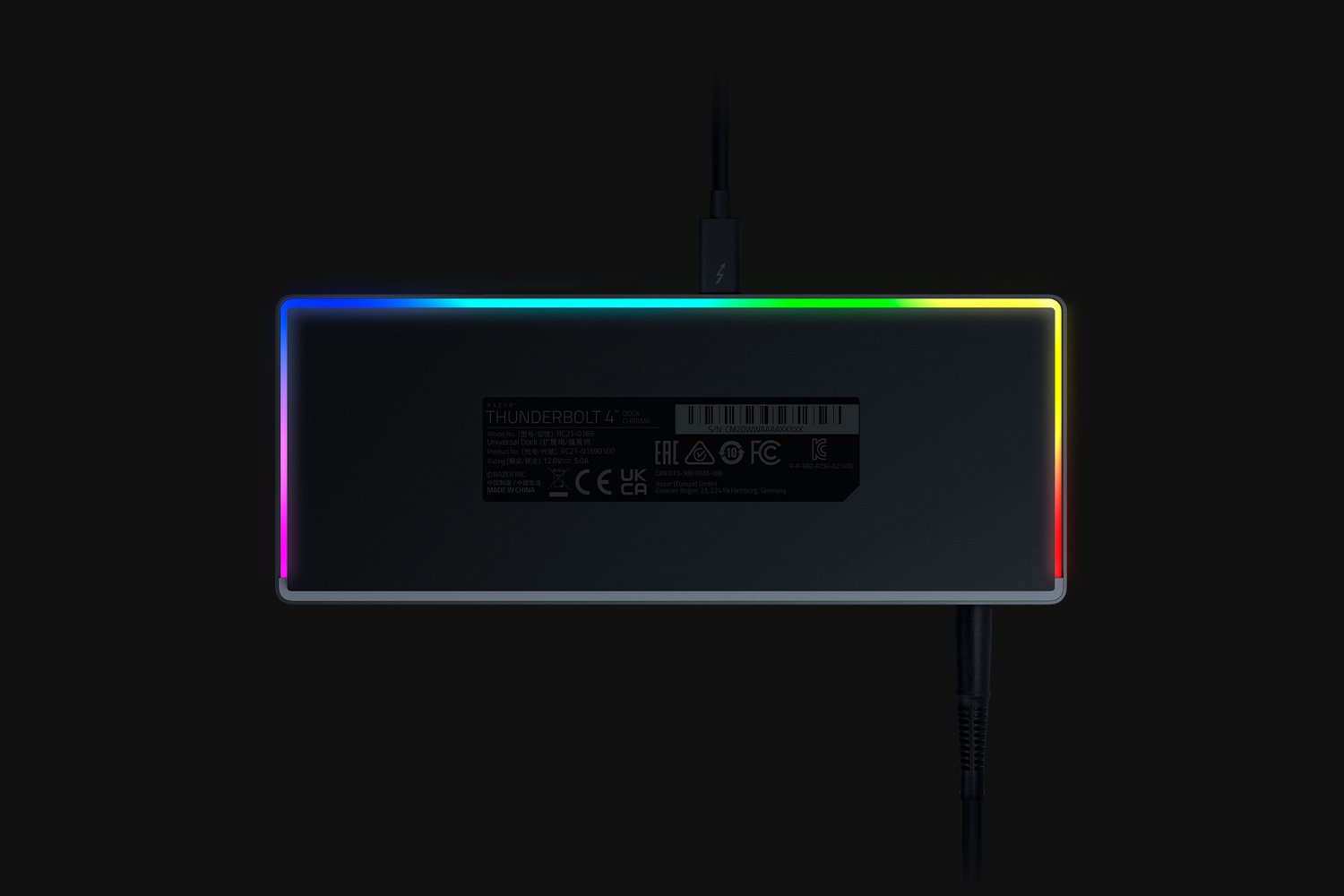 Razer Thunderbolt™ 4 Dock Chroma - Black Razer Thunderbolt™ 4 Dock Chroma — Купить концентратор для
