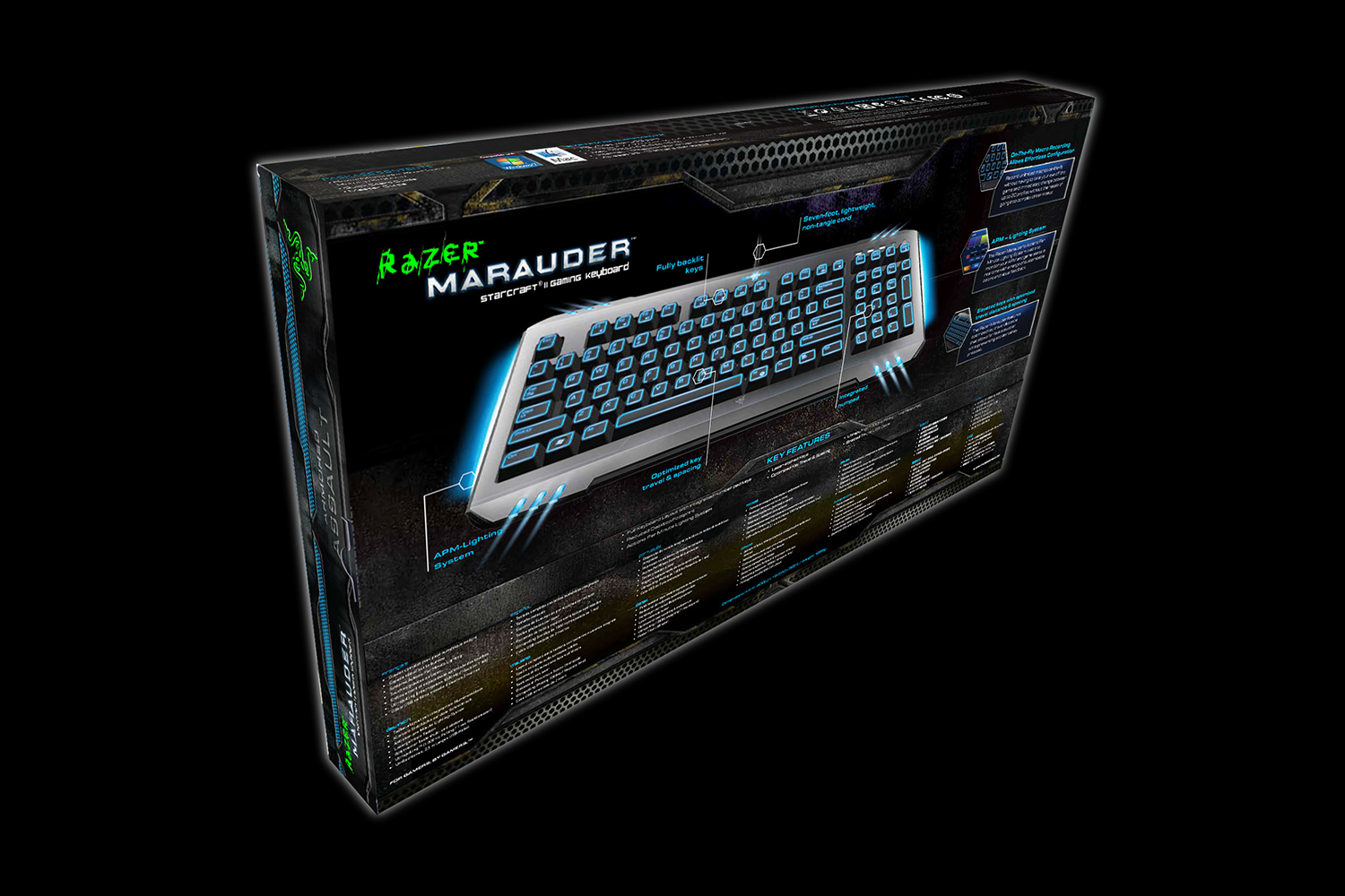 Razer Marauder StarCraft II - игровая клавиатура Razer Marauder StarCraft II - игровая клавиатура