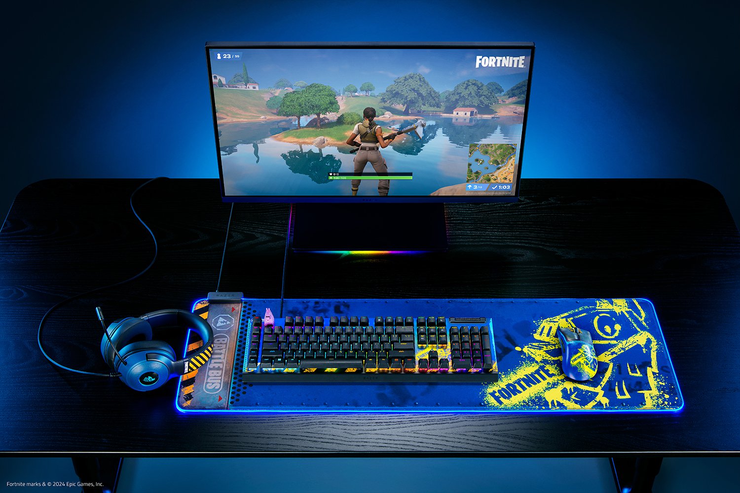 Купить Razer Goliathus Extended Chroma Fortnite Edition [RZ02