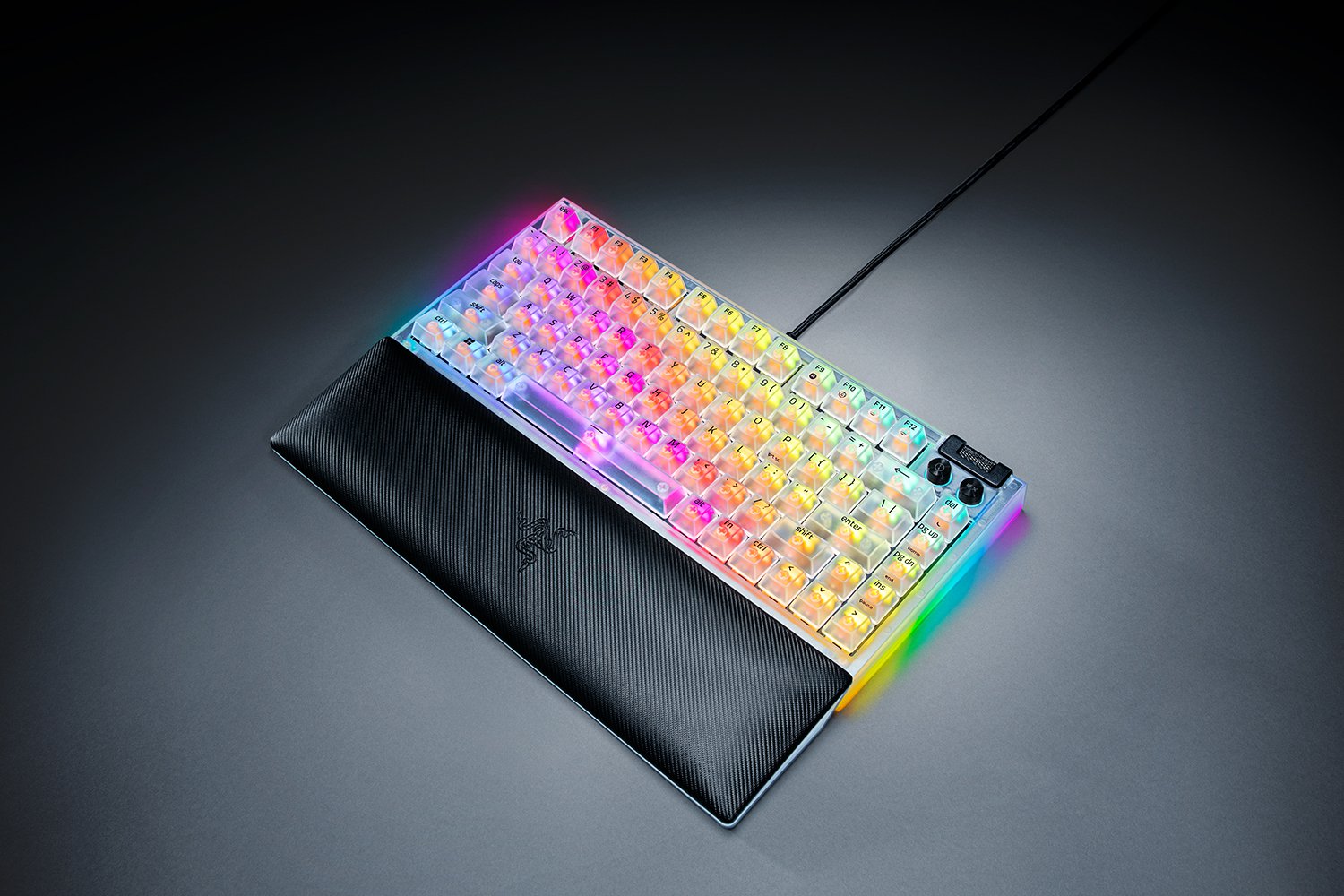 Razer レイザー BlackWidow V4 75% Phantom Купить Razer BlackWidow V4 75% оранжевые переключатели белый