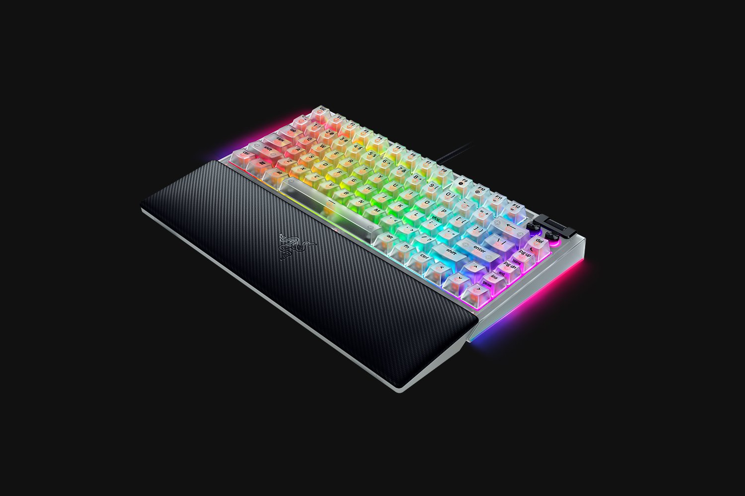 Купить Razer BlackWidow V4 75% оранжевые переключатели белый